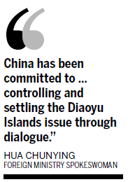 Tokyo warned not to resort to 'empty talk'