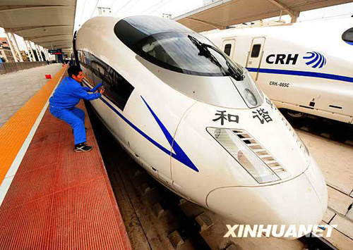 武廣高鐵密集試車