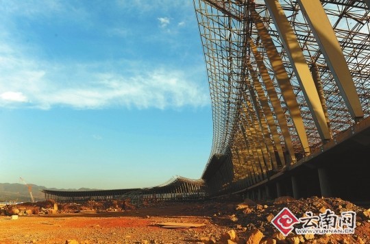 昆明新機(jī)場建設(shè)工程進(jìn)展順利
