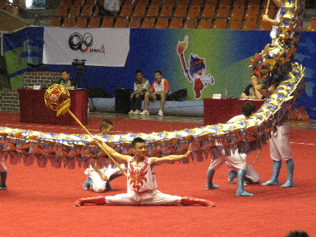 四體會舞龍比賽 英姿颯爽顯龍威-廣東失利 江蘇奪魁