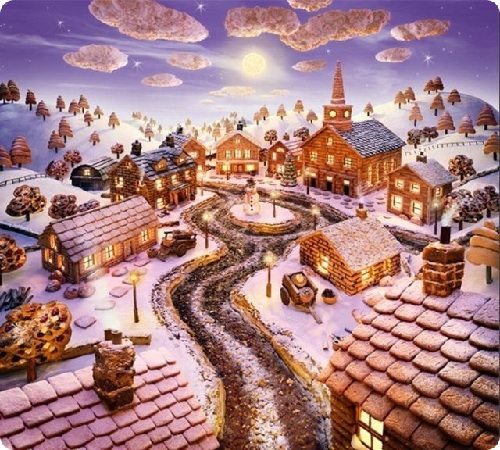 神奇！絕美食物風景畫