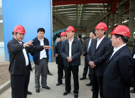 安徽副省長視察淮海實業集團