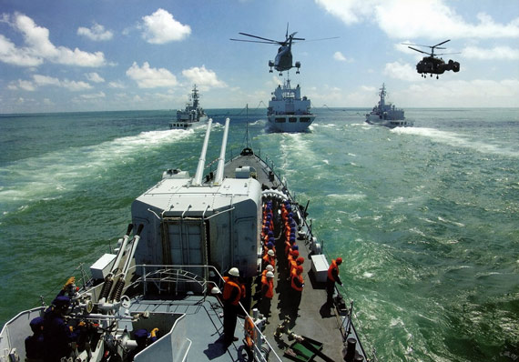 中國戰(zhàn)艦疑遭不明潛艇偵查 反潛直升機緊急起飛