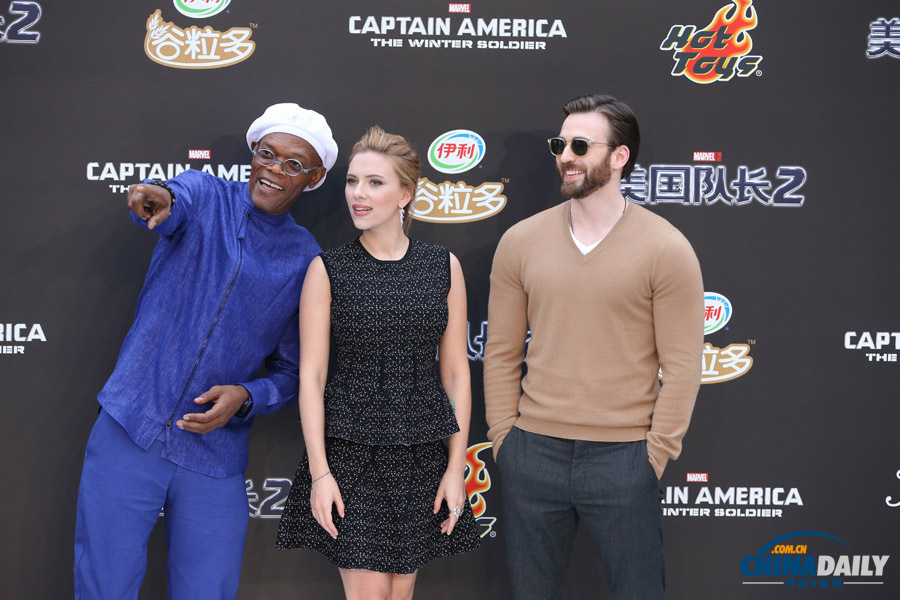 《美國隊長2》主創訪華