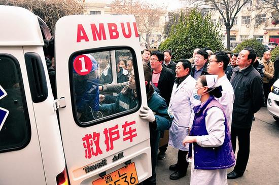 山西翼城2位受傷交警轉院太原進行后續治療