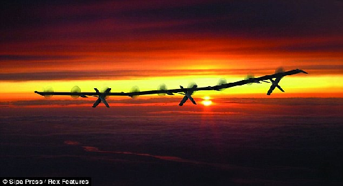 美國研制出可持續(xù)飛行5年太陽能無人駕駛飛機