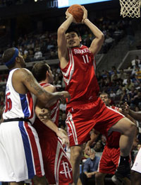 姚明將成為NBA第一中鋒？