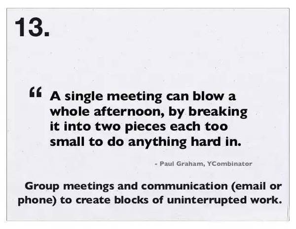 關(guān)于時(shí)間管理,扎克伯格用26張圖說清楚!