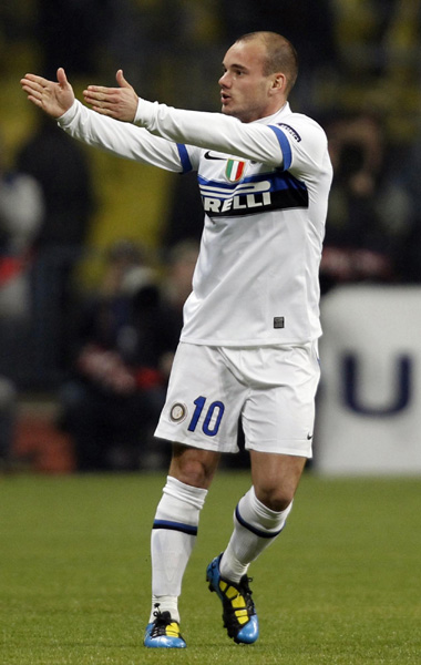 歐冠：施耐德任意球破門 國米客場勝中央陸軍