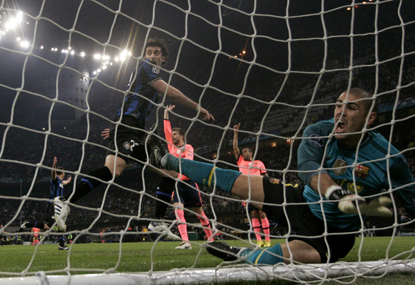 歐冠：國米主場3:1逆轉巴塞羅那