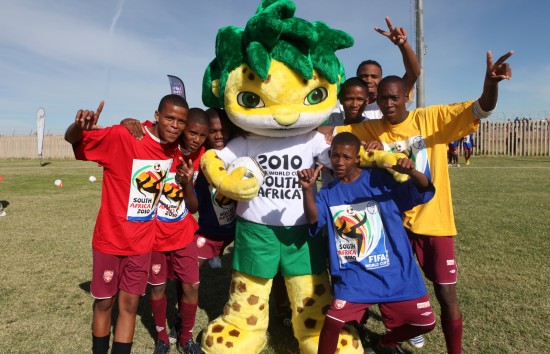 南非舉行世界杯倒計時50天慶祝活動