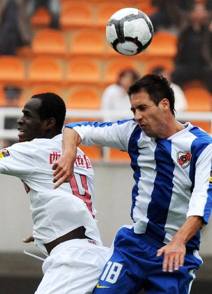 中超：陜西中建獲首勝 “平局大師”難一勝