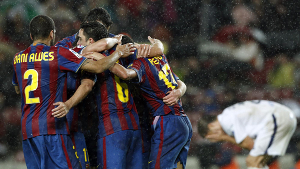 巴塞羅那雨中4:1擊退特內(nèi)里費(fèi) 取得主場(chǎng)10連勝