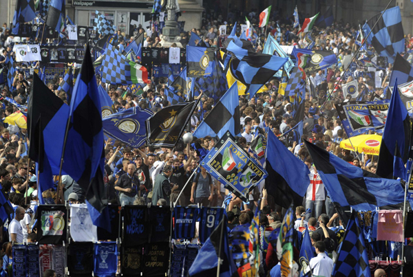 意甲：米利托絕殺 國際米蘭五連冠