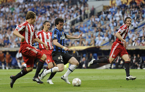 歐冠：米利托梅開二度 國(guó)米2:0擒拜仁奪三冠王