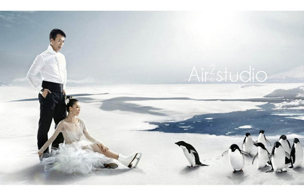 申雪趙宏博冰雪世界享受濃濃愛意