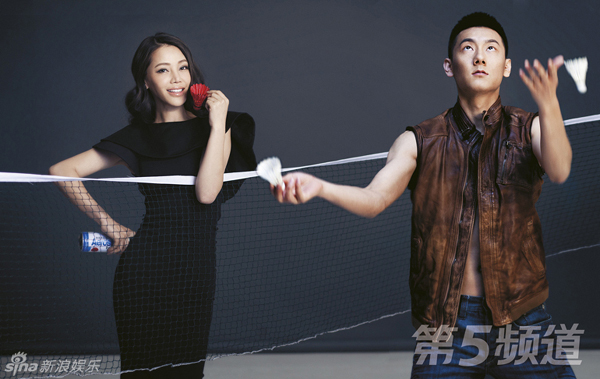 陳金與女星拍攝時尚寫真