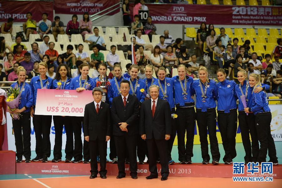 世界女排大獎(jiǎng)賽澳門站：中國隊(duì)奪冠